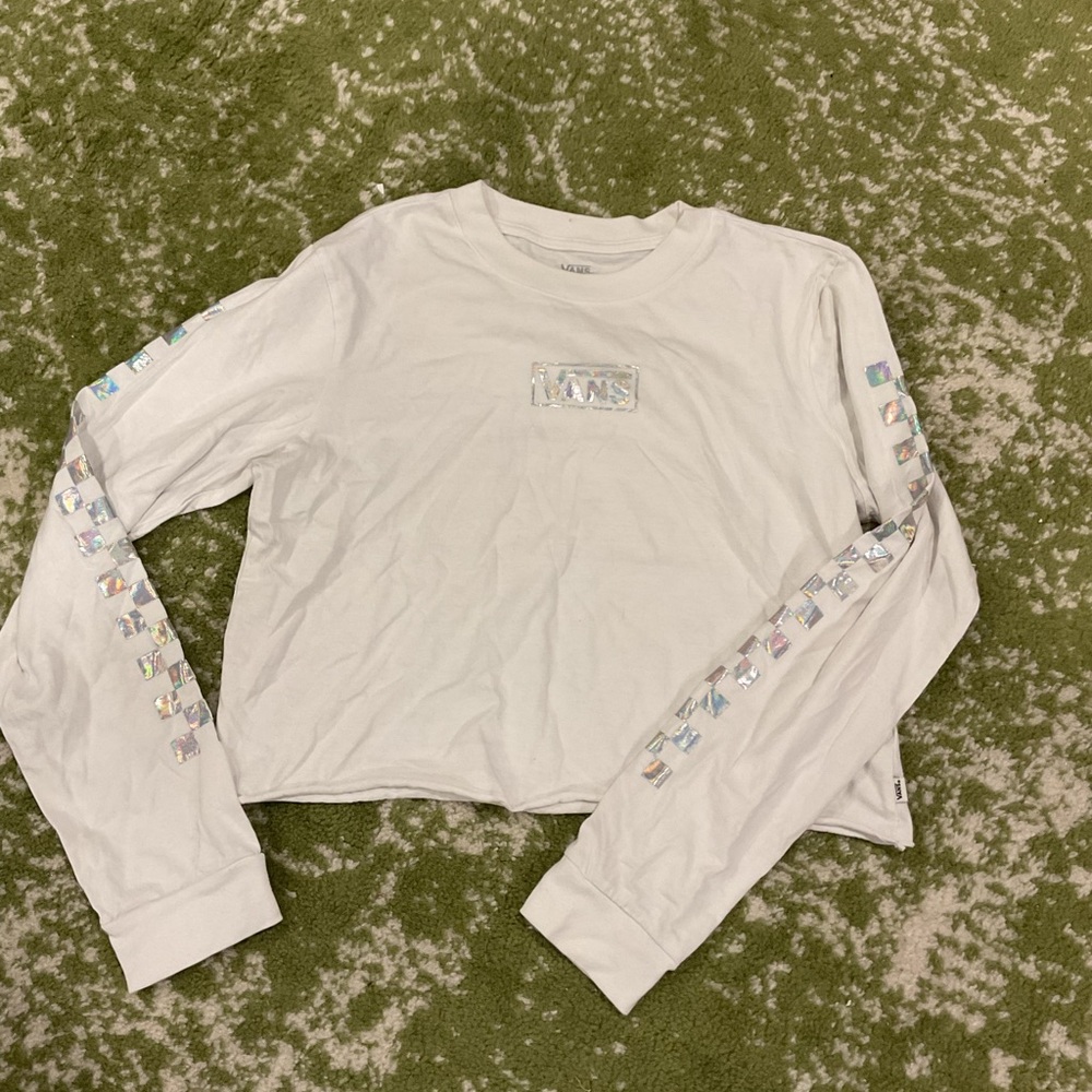 Vans White Long Sleeve Graphic Tee